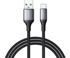 Joyroom S-A28 Flash Series 3A USB-A – Lightning cable 1m – juodos spalvos