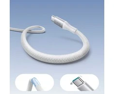 Joyroom S-A28 Flash serijos 3A USB-A - USB-C kabelis 1m - Baltas