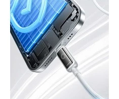 Kabelis Joyroom S-A55 StarFlight 100W USB-C – USB-C 1,2m – baltos spalvos