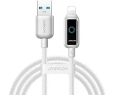 Kabelis Joyroom S-A55 StarFlight 3A USB-A – Lightning 1,2m – baltos spalvos