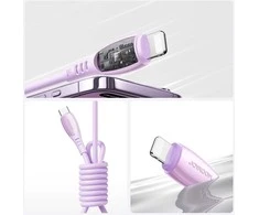 Joyroom S-A59 Vibrant Series 30W USB-C - Lightning cable 1.2m - violetinė