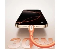 Joyroom S-A59 Vibrant Series 30W USB-C - Lightning cable 1.2m - oranžinis