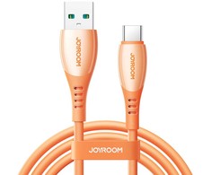 Joyroom S-A59 Vibrant serijos 3A USB-A - USB-C kabelis 1.2m - Oranžinis