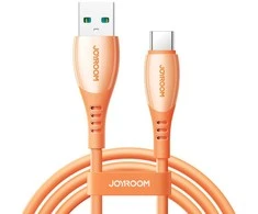 Joyroom S-A59 Vibrant serijos 3A USB-A - USB-C kabelis 1.2m - Oranžinis