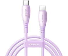 Joyroom S-A59 Vibrant Series 60W USB-C - USB-C Cable 1.2m - Violetinė