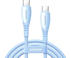 Joyroom S-A59 Vibrant Series 60W USB-C - USB-C cable 1.2m - mėlynas