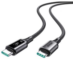 Joyroom S-A60 StarTalk 100W USB-C - USB-C kabelis 1.2m - Juodas