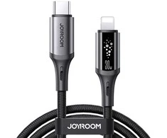 Joyroom S-A60 StarTalk 30W USB-C - Lightning kabelis 1.2m - juodas