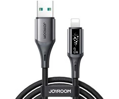 Joyroom S-A60 StarTalk 3A USB-A - Lightning kabelis 1.2m - juodas