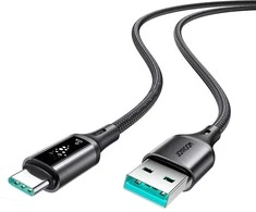 Joyroom S-A60 StarTalk 3A USB-A - USB-C kabelis 1.2m - juodas