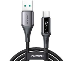 Joyroom S-A60 StarTalk 3A USB-A - USB-C kabelis 1.2m - juodas