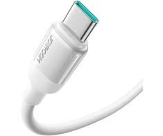 Joyroom S-A62 Lively serijos 3A USB-A - USB-C kabelis 1,2 m - baltas