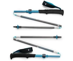 Black Diamond Juodas Diamond Juodas DIAMOND Distance Carbon FLZ trekking pole Unisex Foldable 110-125 cm