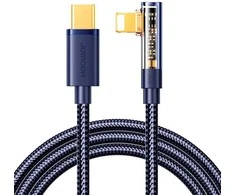 USB-C žaibo kampo kabelis 20 W 1.2 m Joyroom S-CL020A6 (mėlyna)