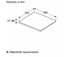 BOSCH indukcinė kaitlentė PVQ61CHB1E kilimėlis
