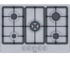 Bosch Serie 4 PGQ7B5K90 hob Nerūdijantis plienas Built-in 75 cm Gas 5 zone(s)