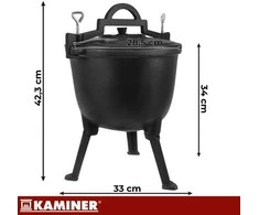Kaminer emaliuotas ketaus virdulys 8l