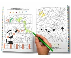Kapitan Nauka Captain Science Doodles and Dinosaurs. Coloring Page KS1191