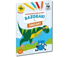 Kapitan Nauka Captain Science Doodles and Dinosaurs. Coloring Page KS1191