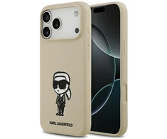 Dėklas Karl Lagerfeld Silicone Karl Sketch &amp; Logo MagSafe Case for iPhone 17 Pro Max - Brown