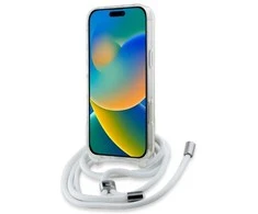 Karl Lagerfeld KLHMP16SHCKHNT Apple iPhone 16 6.1″ kietas dėklas skaidrus Crossbody IML Karl Head Magsafe