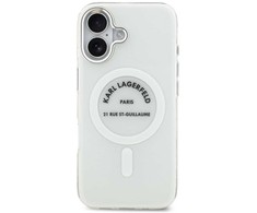 Karl Lagerfeld IML Karl RSG Logo MagSafe - dėklas skirtas Apple iPhone 17 transparent