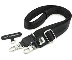 Karl Lagerfeld Universal Crossbody Strap Karl Patch juodos spalvos