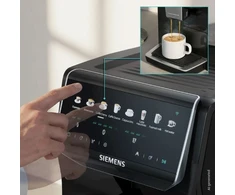 Siemens EQ500 iAroma TP553E07 15 bar espreso aparatas | Piano juodas