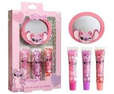 Disney Air-Val Angel Set Brillo Labial Espejo