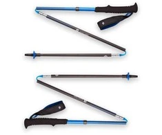 Black Diamond Juodas Diamond Juodas DIAMOND Distance Carbon Z-Pole trekingo lazda, unisex, sulankstoma
