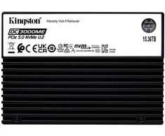 „Kingston Technology“ 15,36 TB DC3000ME U.2 PCIe 5.0 NVMe TCG Opal Enterprise SSD diskas