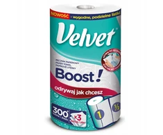 KITCHEN TOWELS VELVET BOOST 300SHEETS