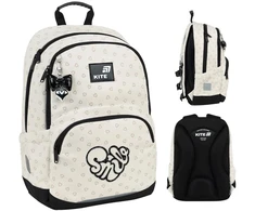 Kite School backpack K26-585M-2. baltas col.. 29x14x40 cm