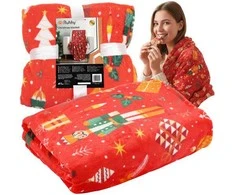 Flannel Christmas Blanket 1.5x2m Ruhhy 26607