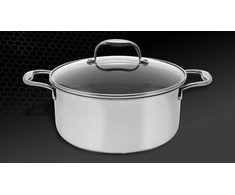 Puodas - Kohersen Juodas Kubas 24 Cm Su Dangčiu