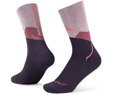 BUFF Merino Lightweight Crew Sock LWC1 Socks, Rožinė L