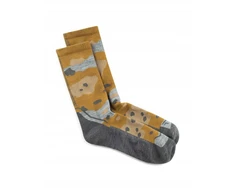 BUFF Merino Lightweight Crew Sock LWC2 Umber Socks, Geltona L