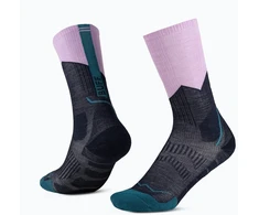 BUFF Merino MW Crew Socks MWC1 Socks, Juodas - Violetinė L