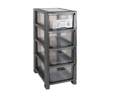Komoda Tontarelli Linea mini, 20 x 28,3 x 43,8 cm, pilka