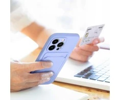 Dėklas Oem Case for iPhone 16 PLUS Card Case violetinė