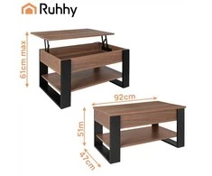Kruzzel Coffee table 92x51x45cm Ruhhy