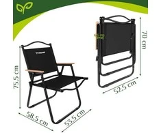 Garden chair 54x56x79cm juodas Trizand