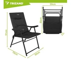 Trizand camping chair 59x70x91cm