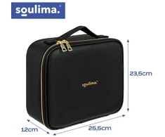 Kuferek kosmetyczny su lusterkiem LED Soulima 27236