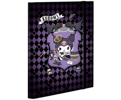 Kuromi Folder. A4 Juodas col./Violetinė col.