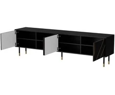 Laikiklis Cama Meble Cama 4D MOUNTAIN TV cabinet 204x40x55 juodas + auksinis