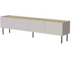 Laikiklis Cama Meble Cama FELLINI TV spintelė 200x40x52 kašmyro + alyvuotas ąžuolo stalviršis