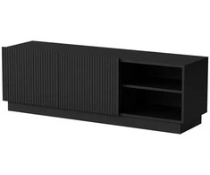 Cama Meble Cama LIVERTI TV cabinet 150x42x48 juodas