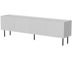 Laikiklis Cama Meble Cama LUCCA 4D TV cabinet 200x40x59 baltas