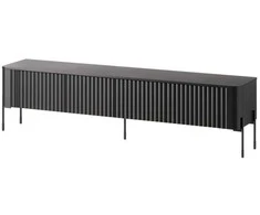 Cama Meble Cama VERA TV cabinet 190x40x50 matt juodas